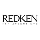 Logo of redken 5th avenue nyc, featuring bold uppercase letters for "redken" with "5th avenue nyc" in smaller text beneath.